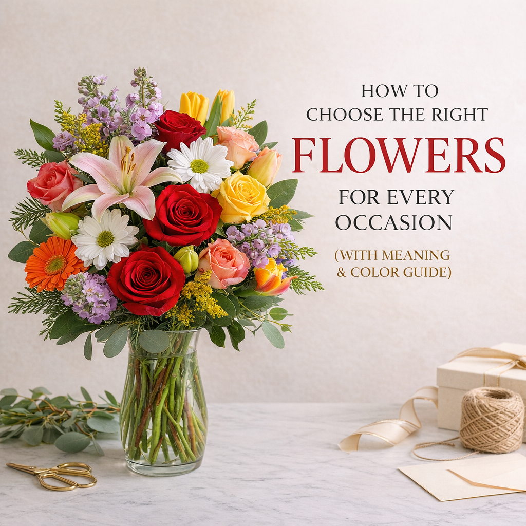 How to Choose the Right Flowers for Every Occasion (With Meaning & Color Guide)