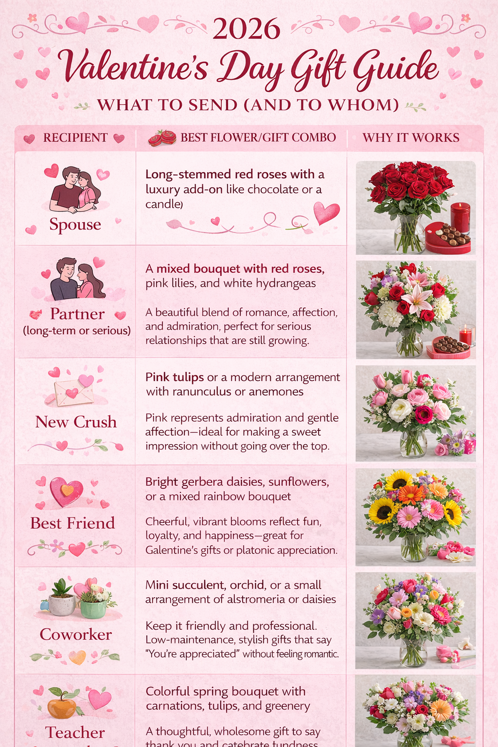 2026 Valentine’s Day Gift Guide: What to Send (and to Whom)