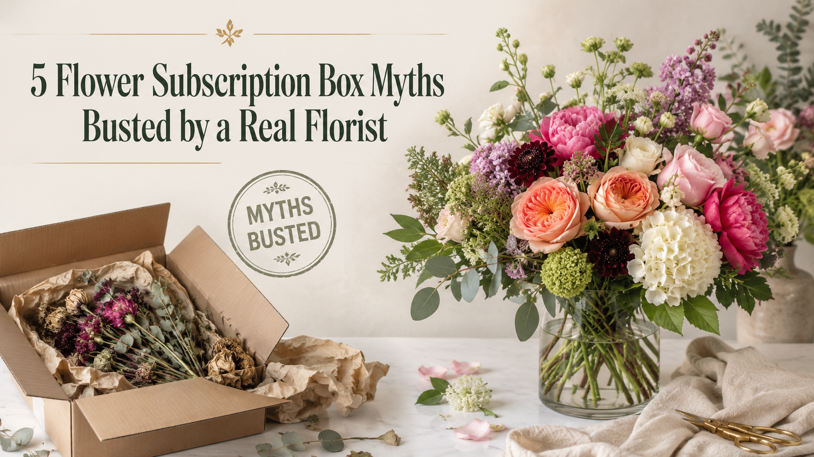 5 Flower Subscription Box Myths — Busted by a Real Florist