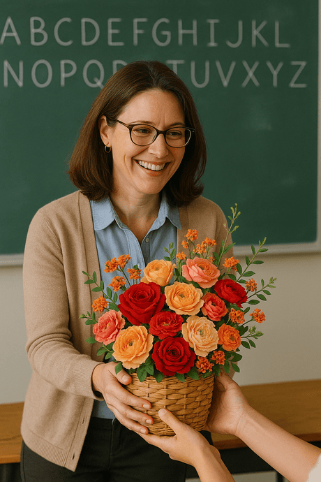 Why Flowers Make the Perfect End of School Teacher Gift