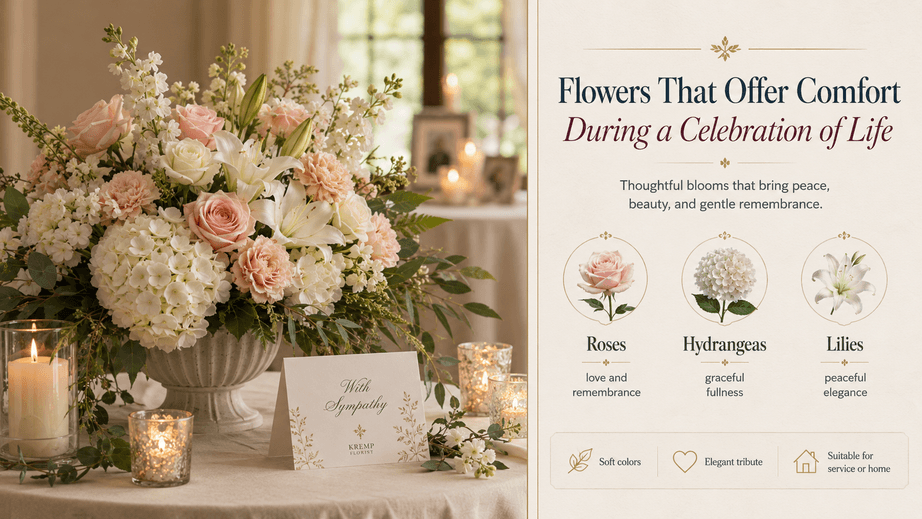 Flowers That Offer Comfort During a Celebration of Life