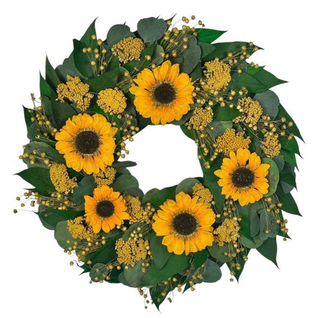 Sunflower Summer Wreath