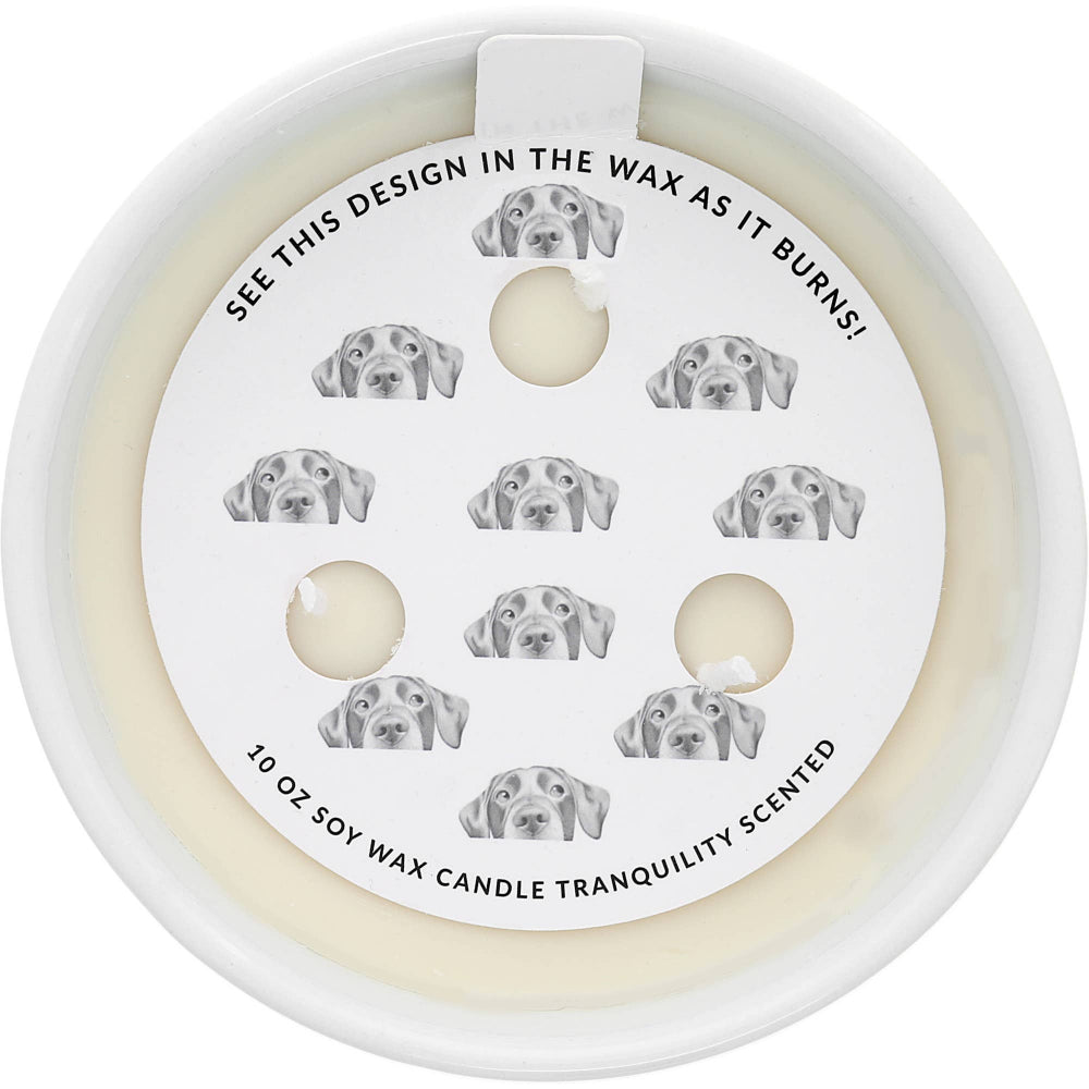 Soy Wax Reveal Triple Wick Dog Candle