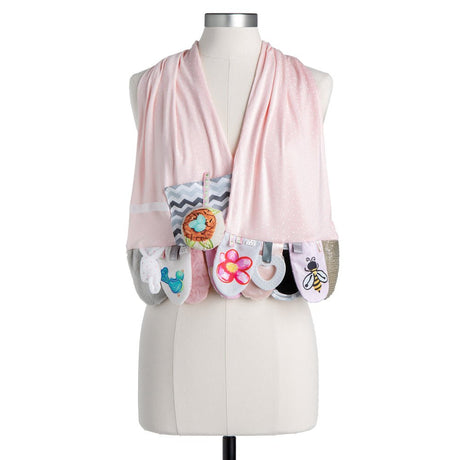 Mommy and Me Activity Scarf - Pink
