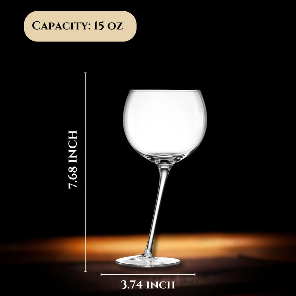 Measurements of Tipsy wine glass