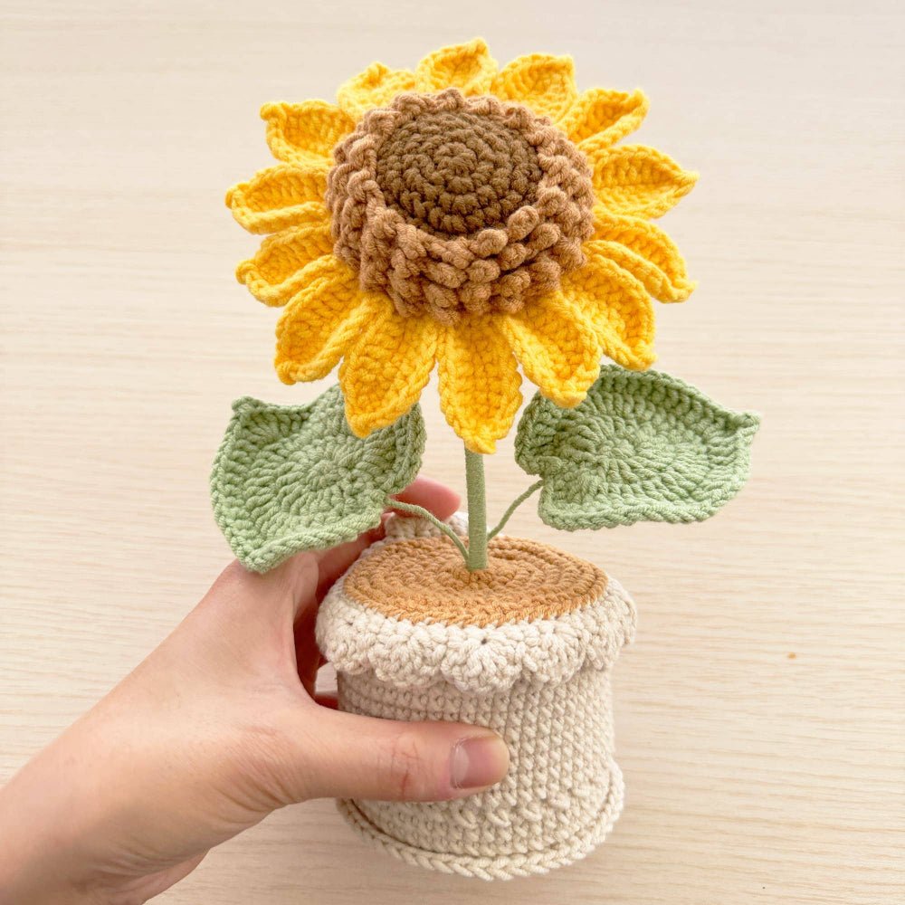 Crochet Sunflower Gift