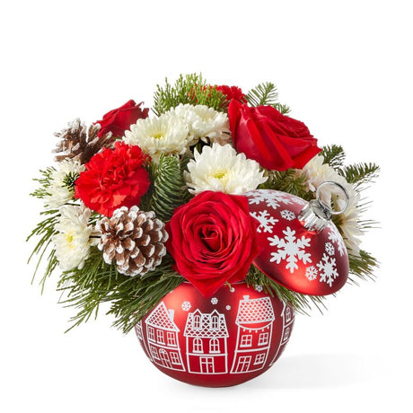 Christmas Village Bouquet - Deluxe