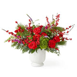 Big Red Bow Bouquet - Deluxe