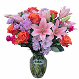 One and only flower bouquet designed in a vase