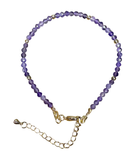 February Birthstone Bracelet - Amethyst