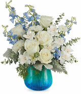 Frosted Blue Bouquet - Premium