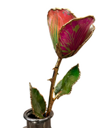 Gold Dipped Wicked Floral Garden Rose