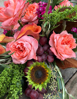 Creative Thanksgiving Centerpiece with Fruit