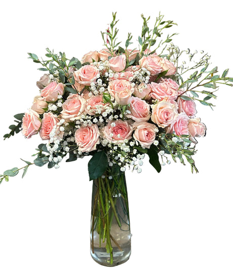 Breast Cancer Awareness Flower Arrangement