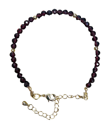 January Birthstone Bracelet - Garnet