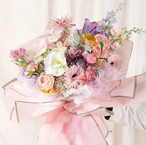 Korean flower bouquet wrapping