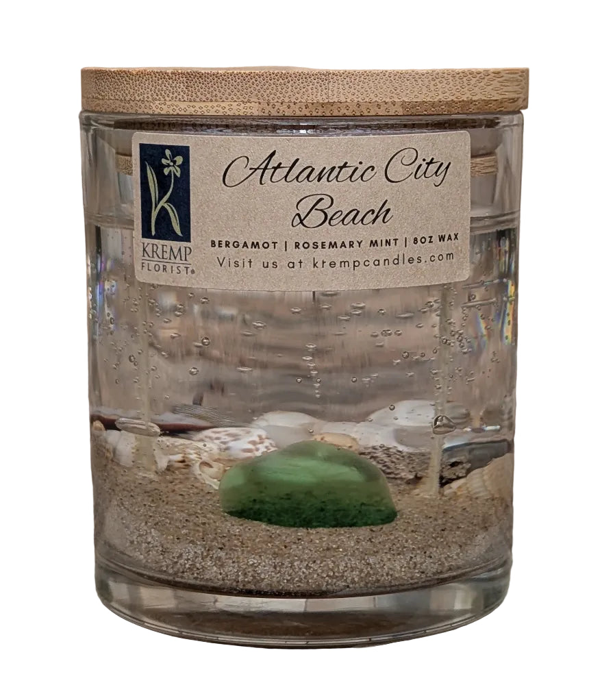Atlantic City Beach Candle