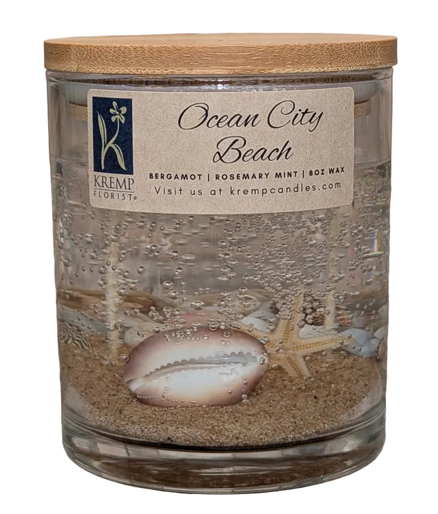 Ocean City Beach Candle