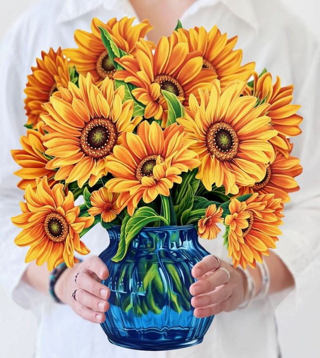 Sunflowers Pop-up 3d greeting card