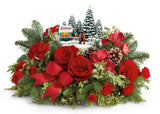 Teleflora Thomas Kinkade Charming Sleigh Bouquet - Standard