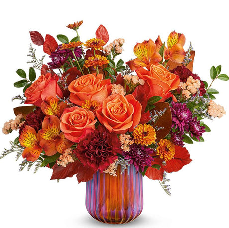 Teleflora Amber Glow Bouquet - Deluxe