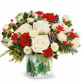 Teleflora Evergreen Glow Bouquet - Deluxe