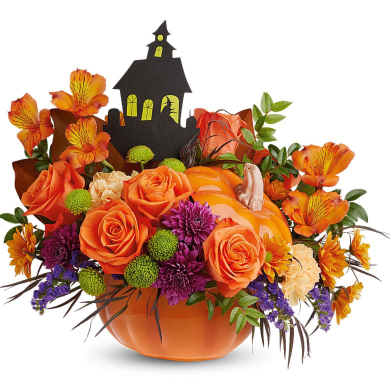Haunted Pumpkin Bouquet - Deluxe