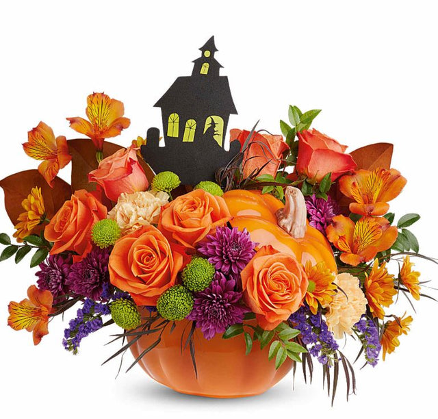 Haunted Pumpkin Bouquet - Premium
