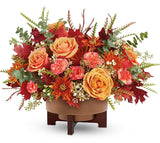 Teleflora Modern Copper Centerpiece - Deluxe