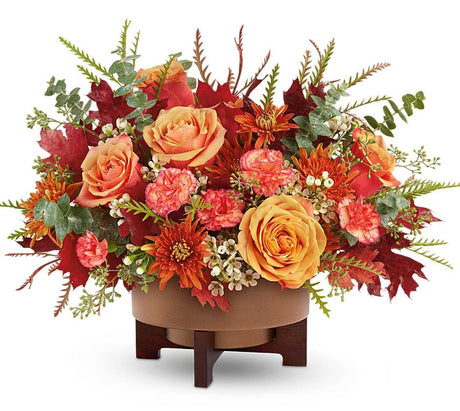 Teleflora Modern Copper Centerpiece - Deluxe