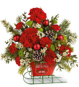 Teleflora North Pole Sleigh Bouquet - Standard