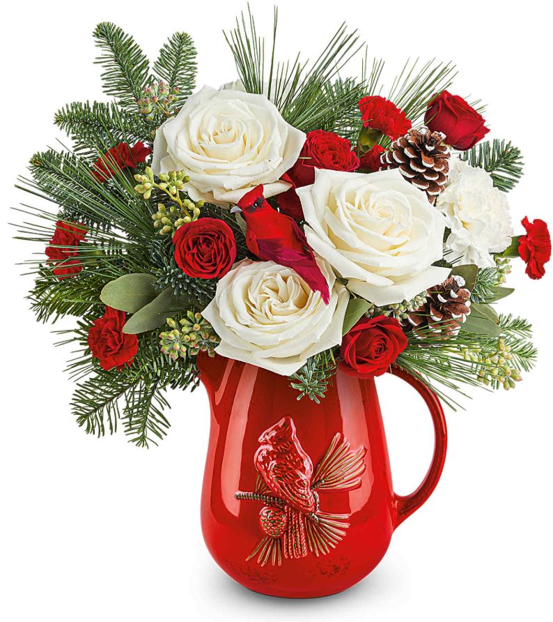 Teleflora Scarlet Cardinal Bouquet - Deluxe