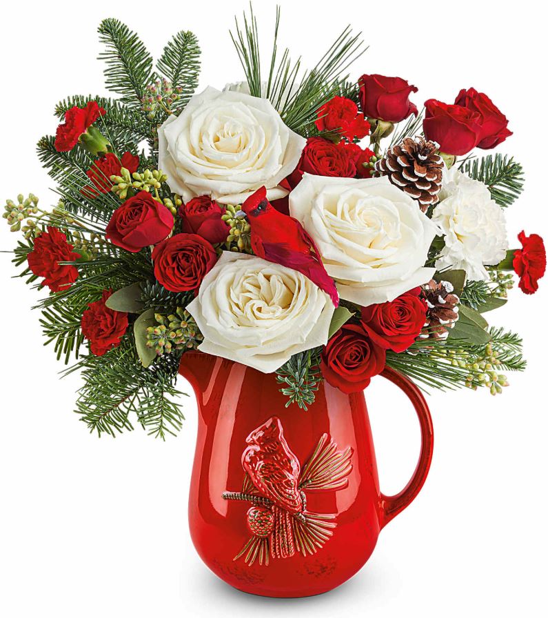 Teleflora Scarlet Cardinal Bouquet - Premium