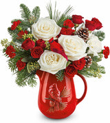 Teleflora Scarlet Cardinal Bouquet - Premium