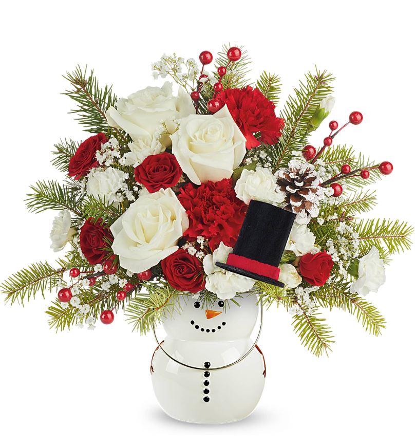 Teleflora Send a Hug Frosty Magic Bouquet - Deluxe