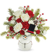 Teleflora Send a Hug Frosty Magic Bouquet - Deluxe
