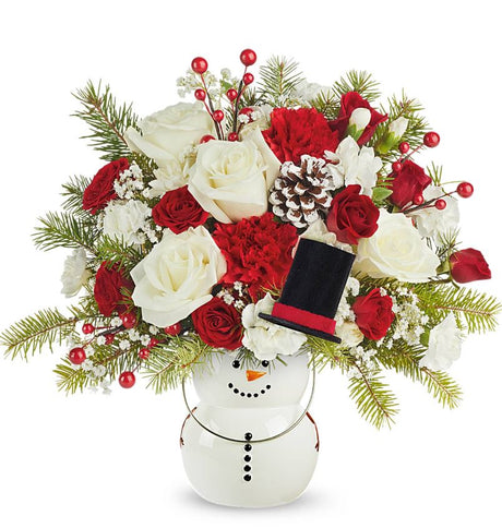 Teleflora Send a Hug Frosty Magic Bouquet - Premium
