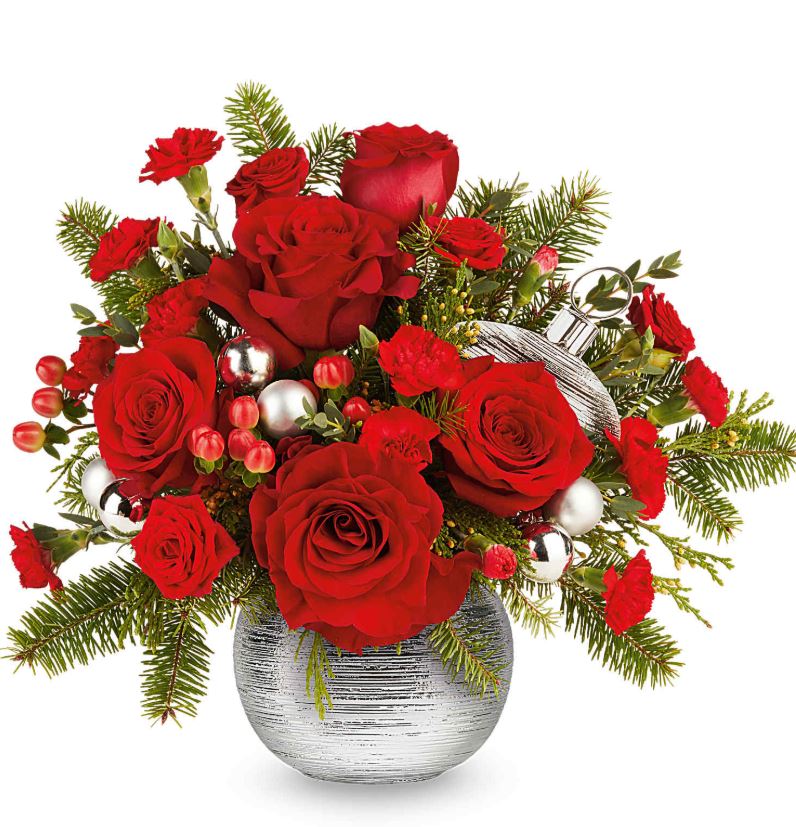 Teleflora Silver Sparkle Bouquet - Deluxe