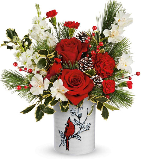 Teleflora Woodland Cardinal Bouquet - Standard