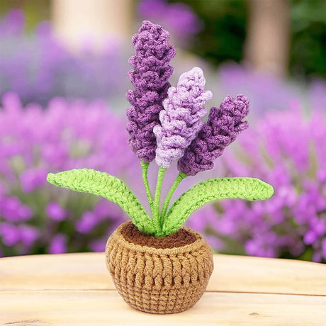 Crochet Lavender Pot