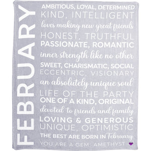 Birthday Keepsake Blankets