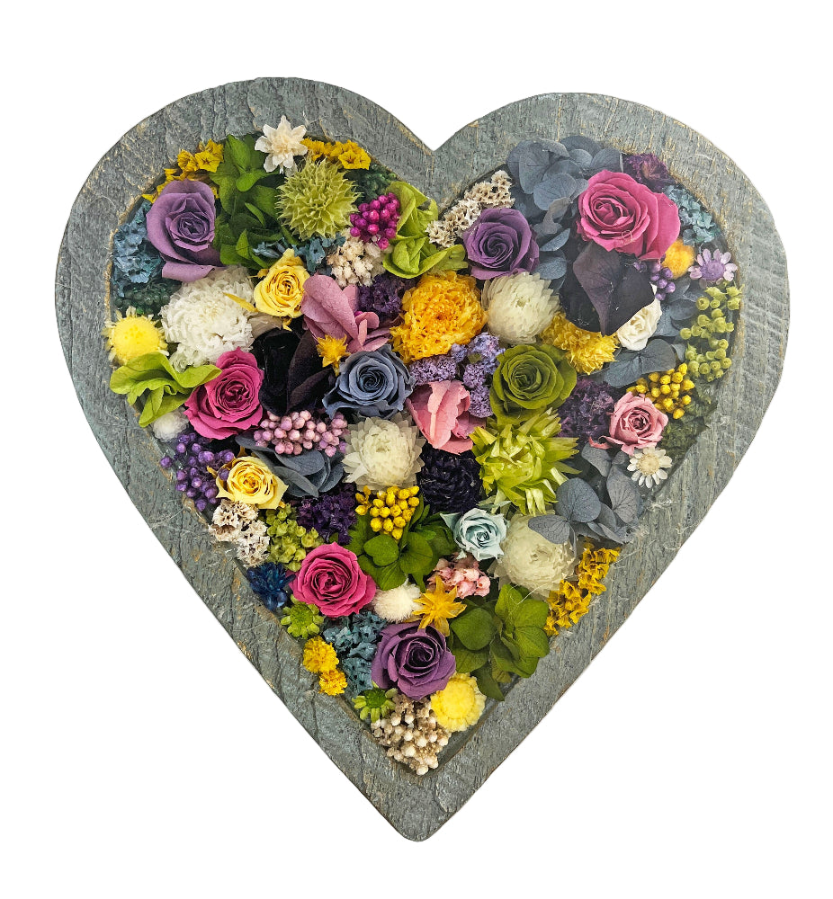 Rustic Heart - Forever Flowers