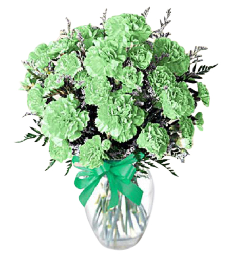 St Paddy&#039;s Day Carnations
