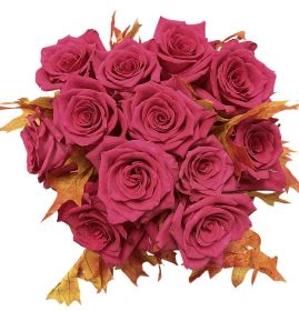 Blushing Beauty Fall Rose Bouquet