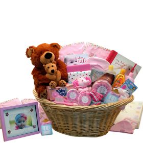 Deluxe Baby Girl Gift Basket