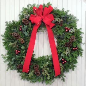 Large Decorated Outdoor Wreath