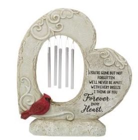 Forever in my Heart Stone Wind Chime