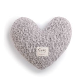 Giving Heart Pillow- Taupe