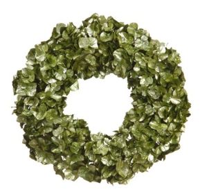 Glitter Metallic Hydrangea Wreath