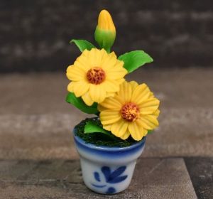 Handmade Mini Sunflowers in Pot